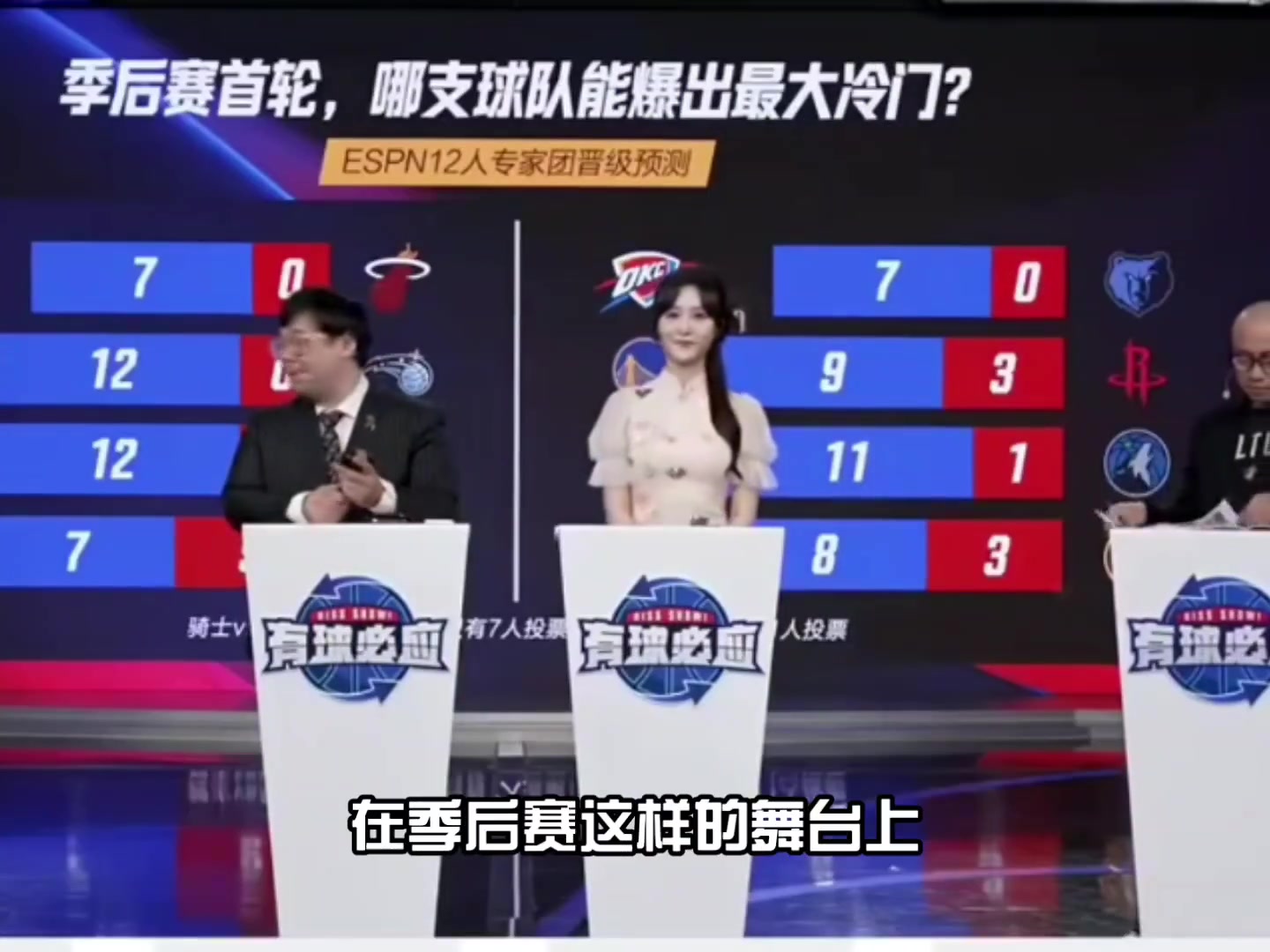 楊毅火勇會打的很激烈 但火箭沒有超巨 勇士最終會贏下系列賽