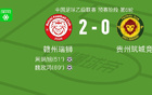 贛州瑞獅勝貴州筑城2-0，周魏建功，鎖定勝局。