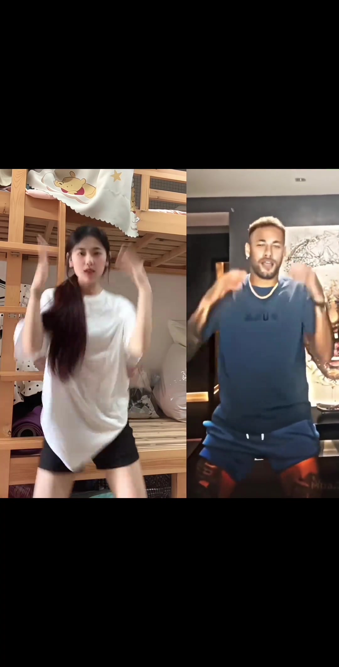 內馬爾舞蹈最近又火起來了美女模仿的這相似度可以打幾分