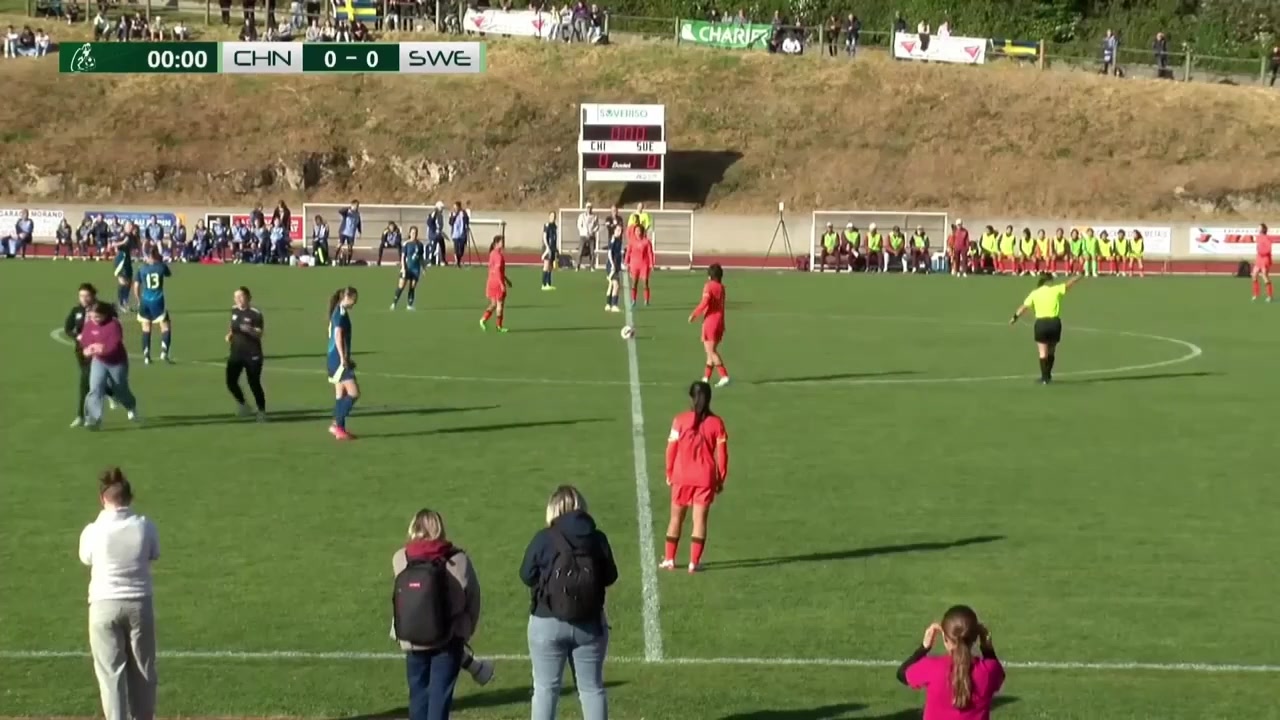 集錦蒙太古女杯-劉鈺可雙響 U16中國女足2-1瑞典女足