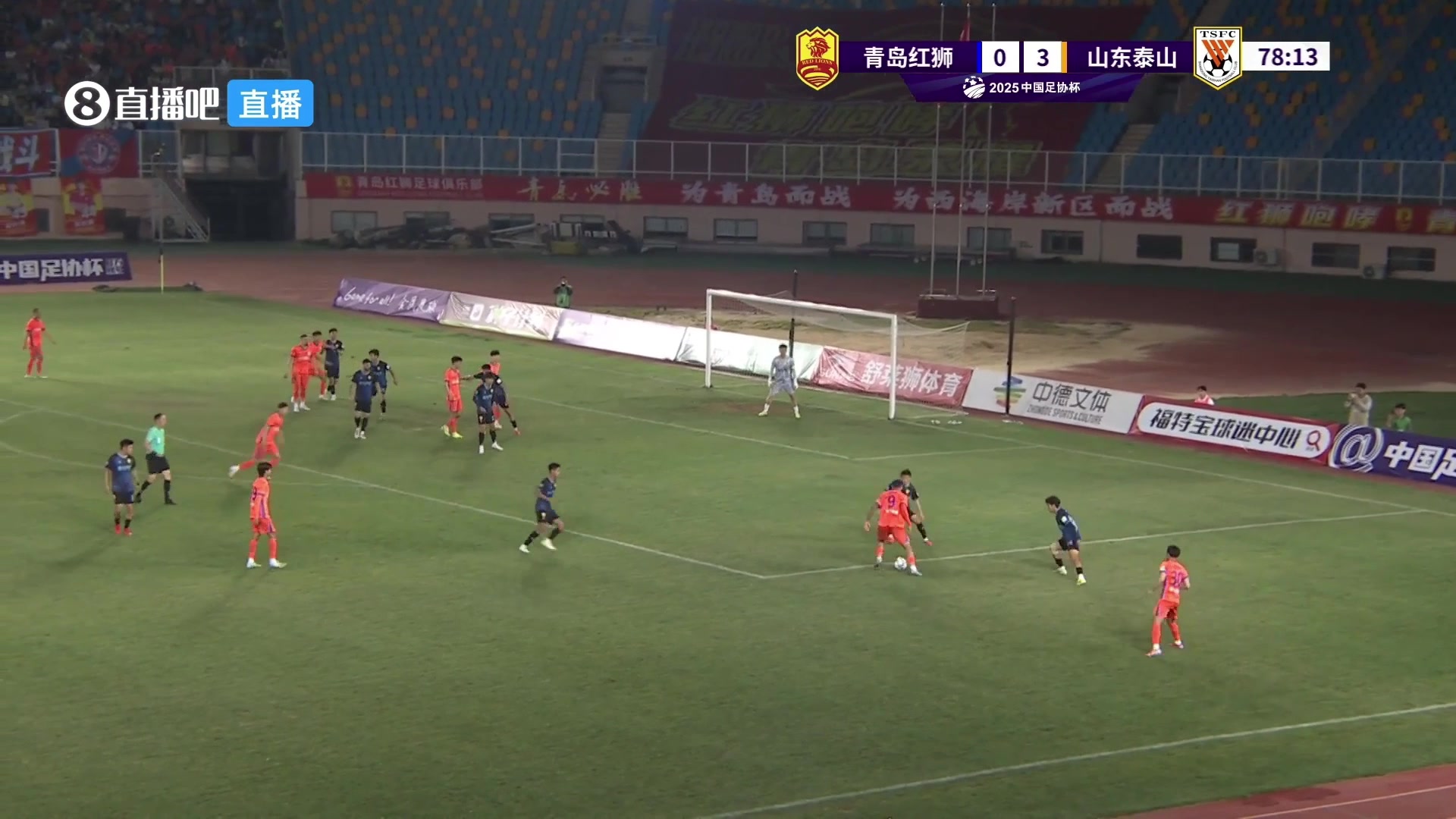 4-0盧永濤禁區內亂戰得手這是根本不留手了啊