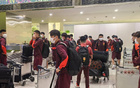 國足六小時飛行抵達雅加達
