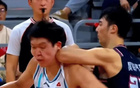 楊瀚森對抗強度高，NCAA球員肘擊圖片曝光