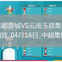 中超第7輪成都蓉城vs云南玉昆進球
